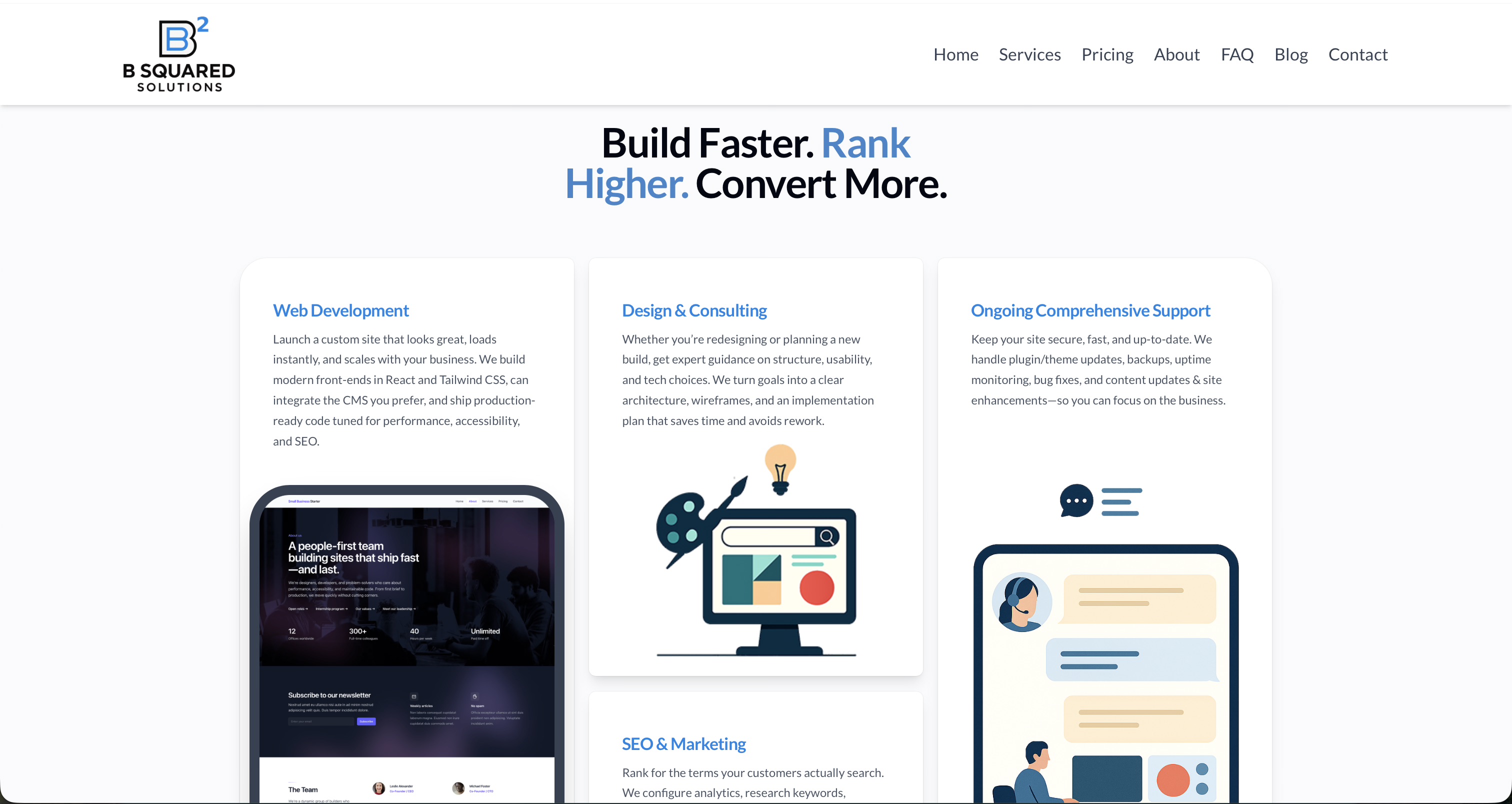 B Squared Solutions project screenshot 2
