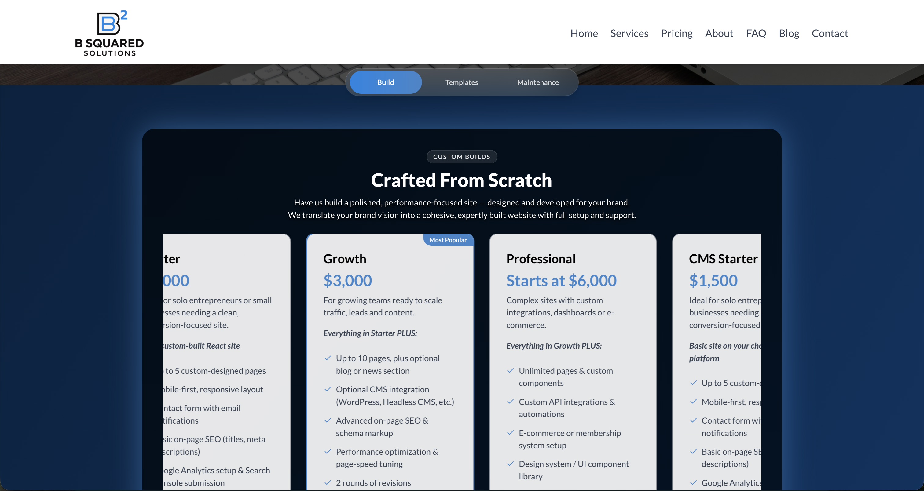 B Squared Solutions project screenshot 4