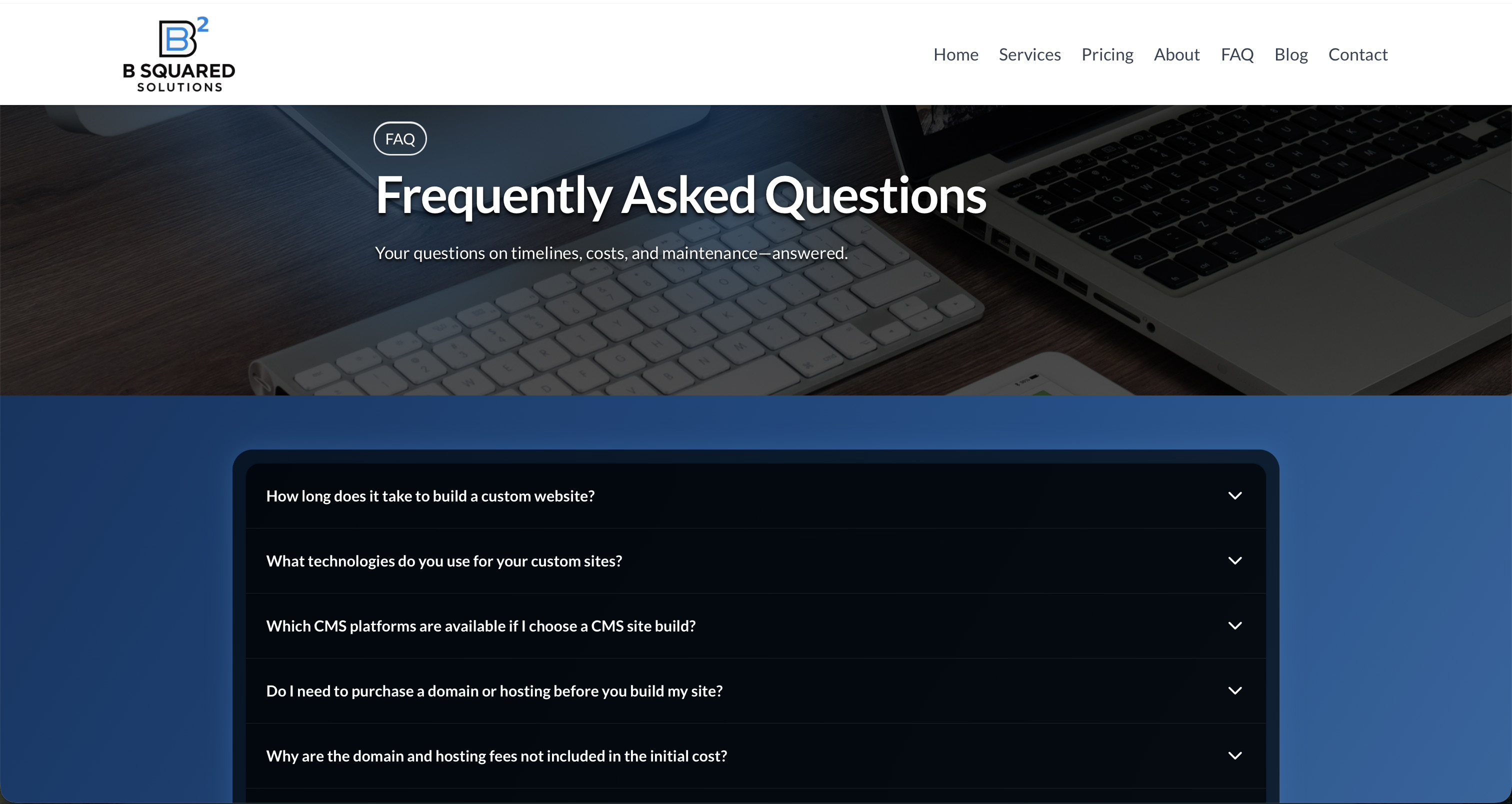 B Squared Solutions project screenshot 7